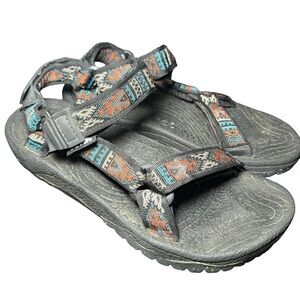 Teva TERRADACTYL Mens 8 Womens 10 Sport Hiking Sandals Aztec Print Water Shoe